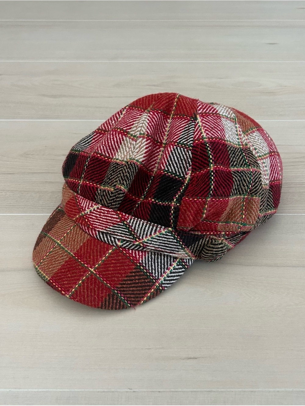 plaid rue 21 newsboy cap